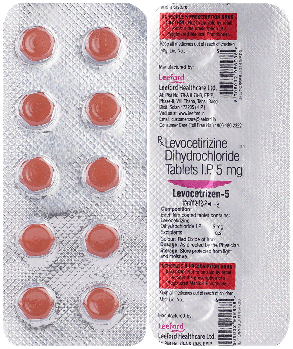 Levocetrizen 5mg Tablet - Image 1