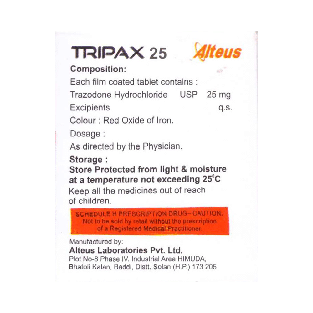 Tripax 25 Tablet - Image 2