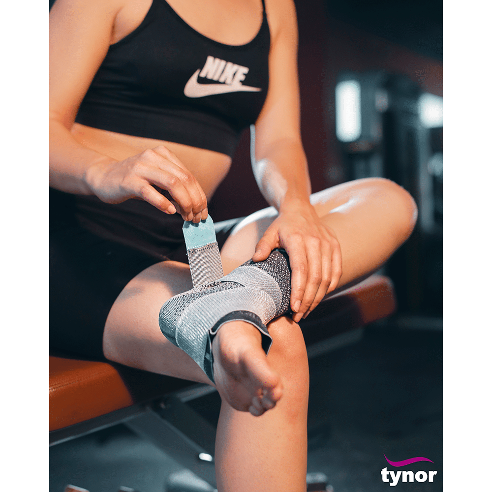 Tynor D 53 Ankle Binder Urbane Medium Grey - Image 7