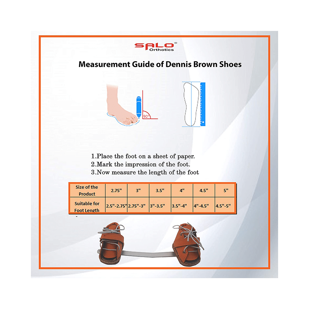 Salo Orthotics Orthopedic Clubfoot Shoes with Dennis Brown Splint 5inch - Image 7