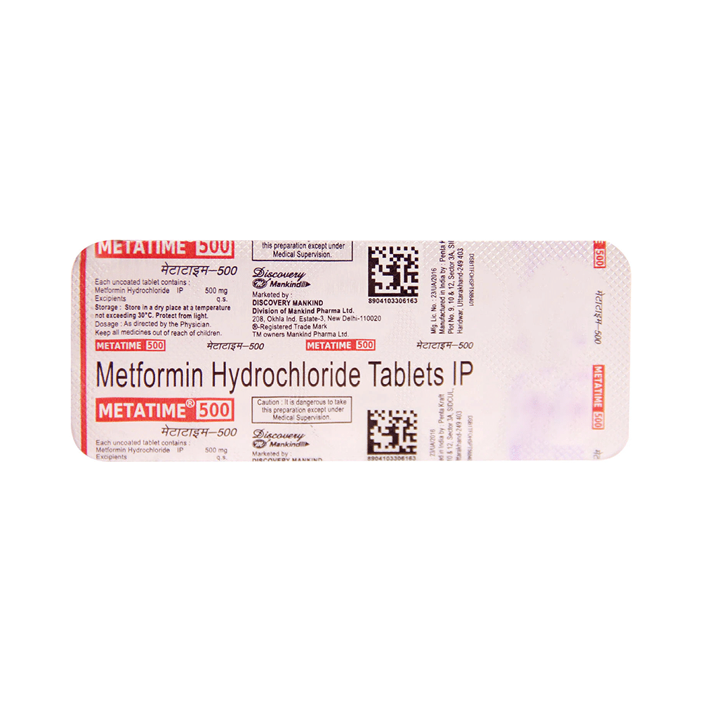 Metatime 500 Tablet - Image 4