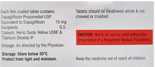 Dapabite 10mg Tablet - Image 2