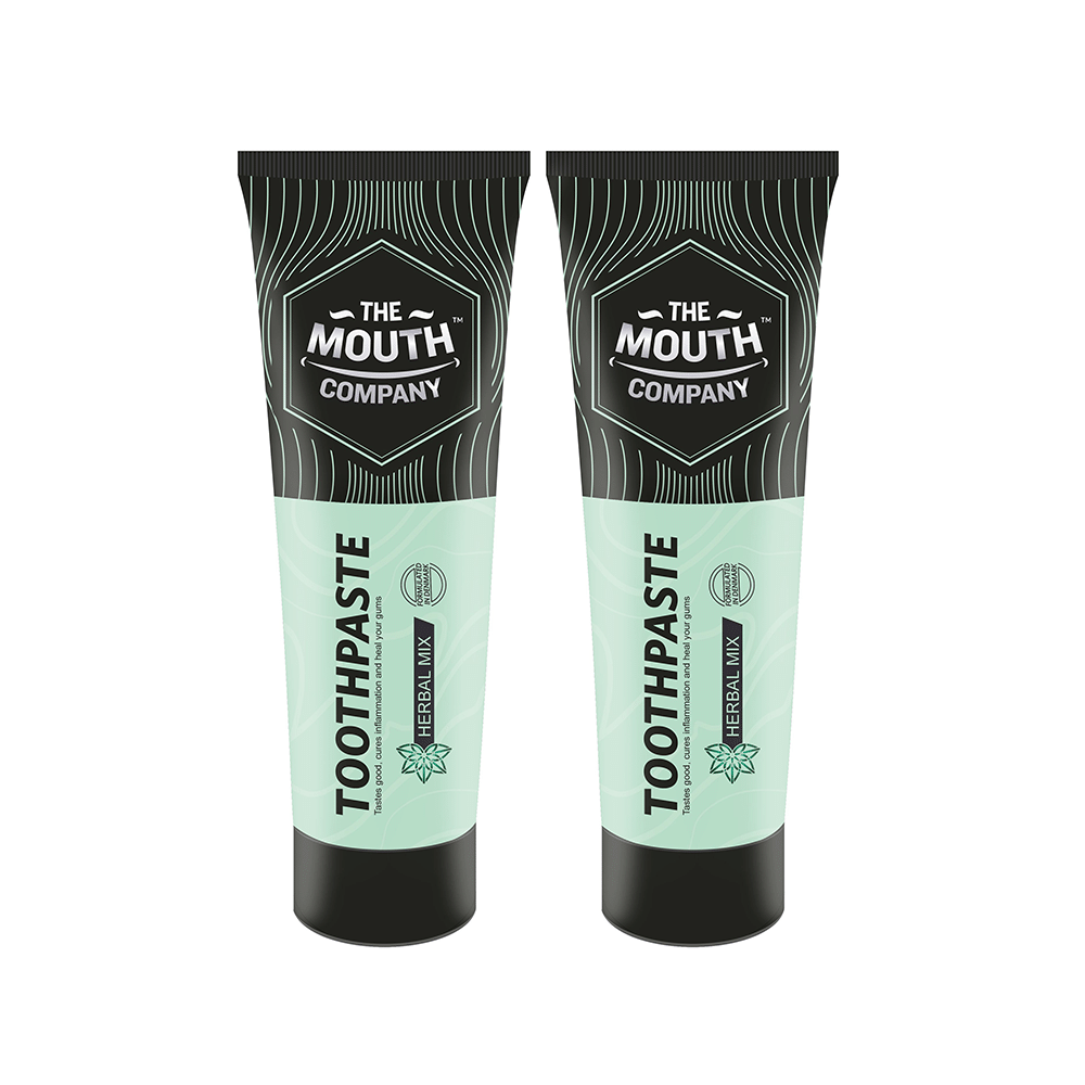 The Mouth Company Herbal Mix Toothpaste (75gm Each) - Image 2