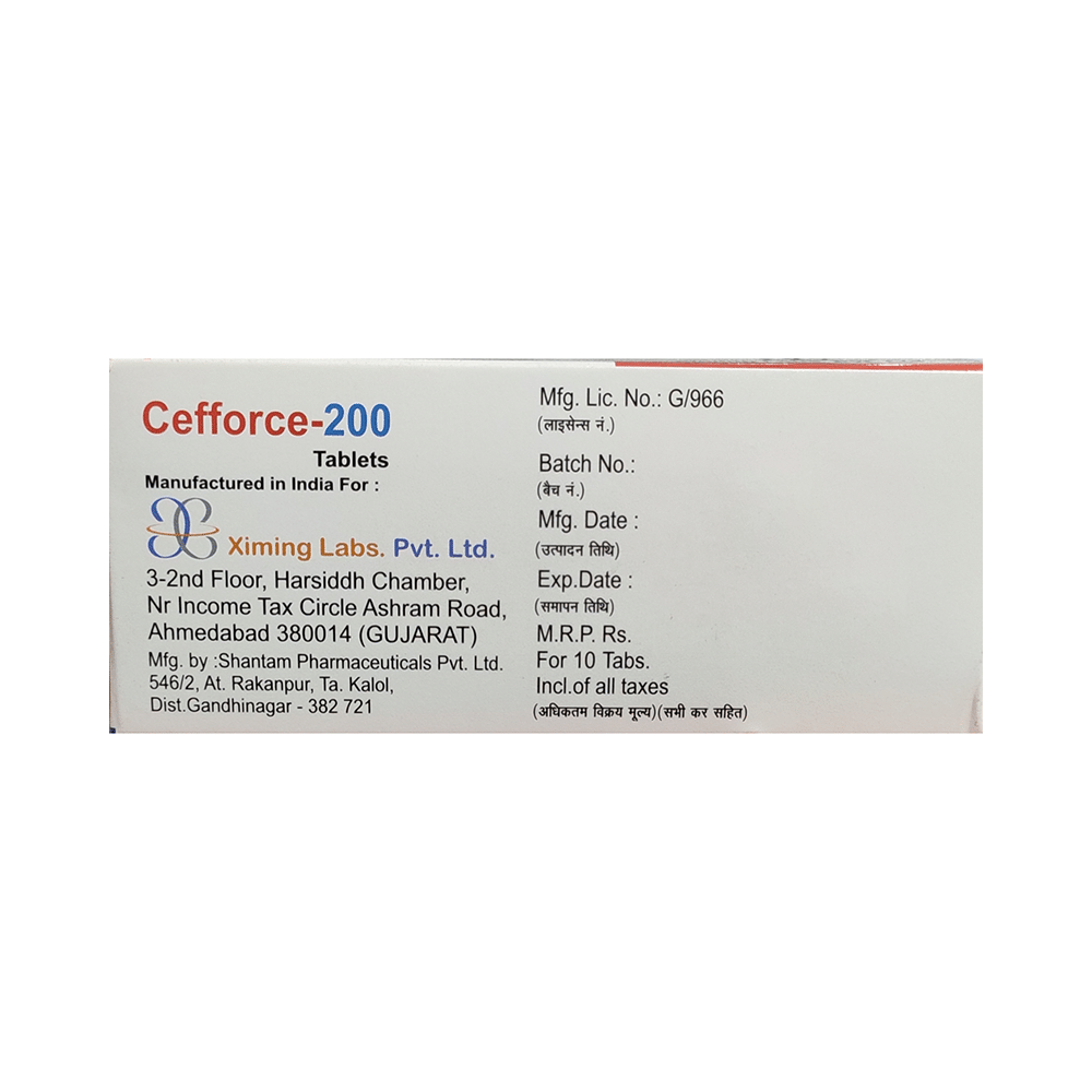 Cefforce 200 Tablet DT - Image 3