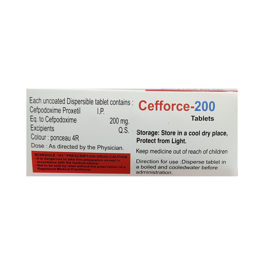 Cefforce 200 Tablet DT - Image 2