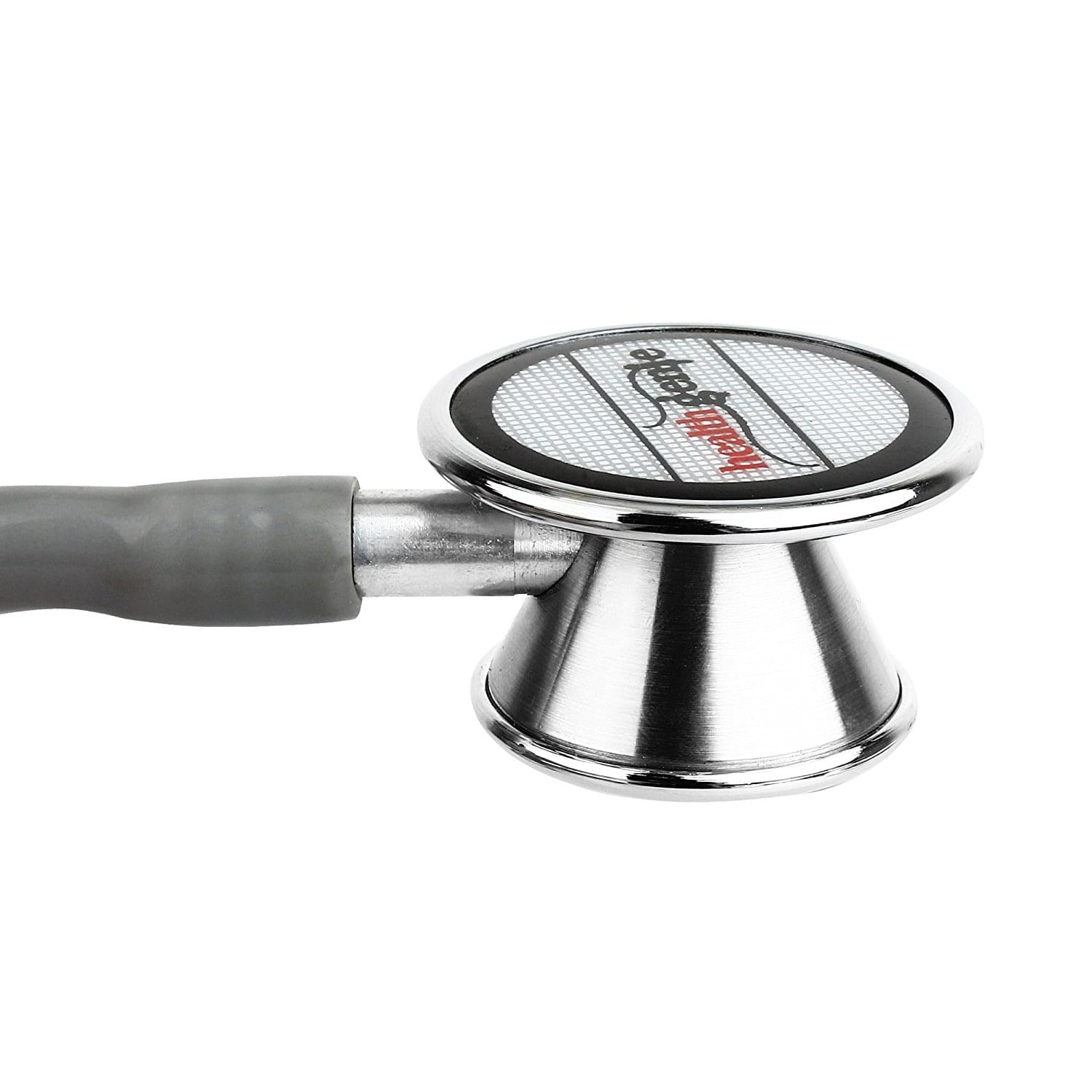 Healthgenie HG-402G Stainless Steel Cardiology Stethoscope Grey - Image 3