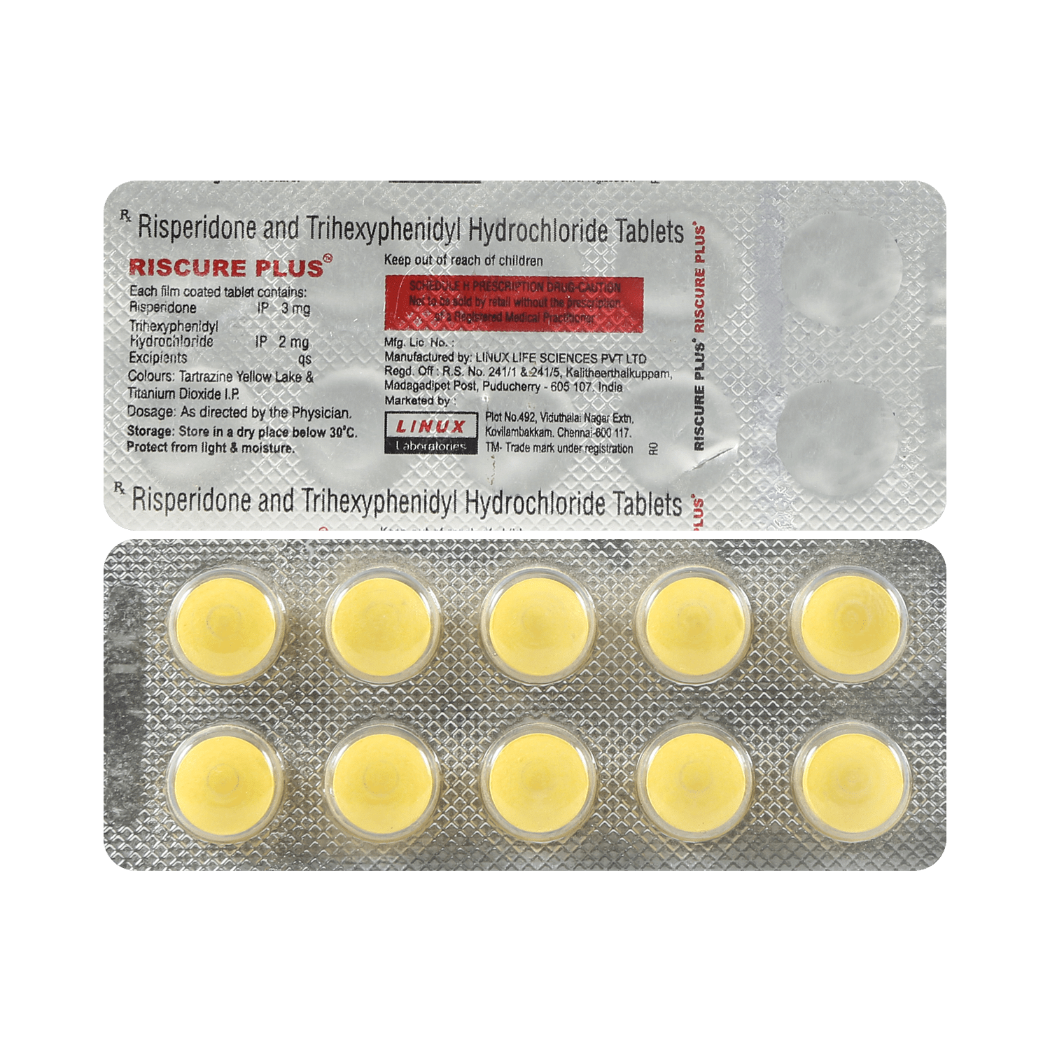 Riscure Plus 3mg/2mg Tablet - Image 1