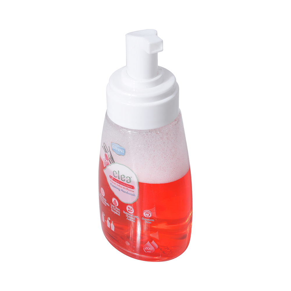 Ginni Clea Foaming Handwash (200ml Each) Rose & Vanilla Beans - Image 5