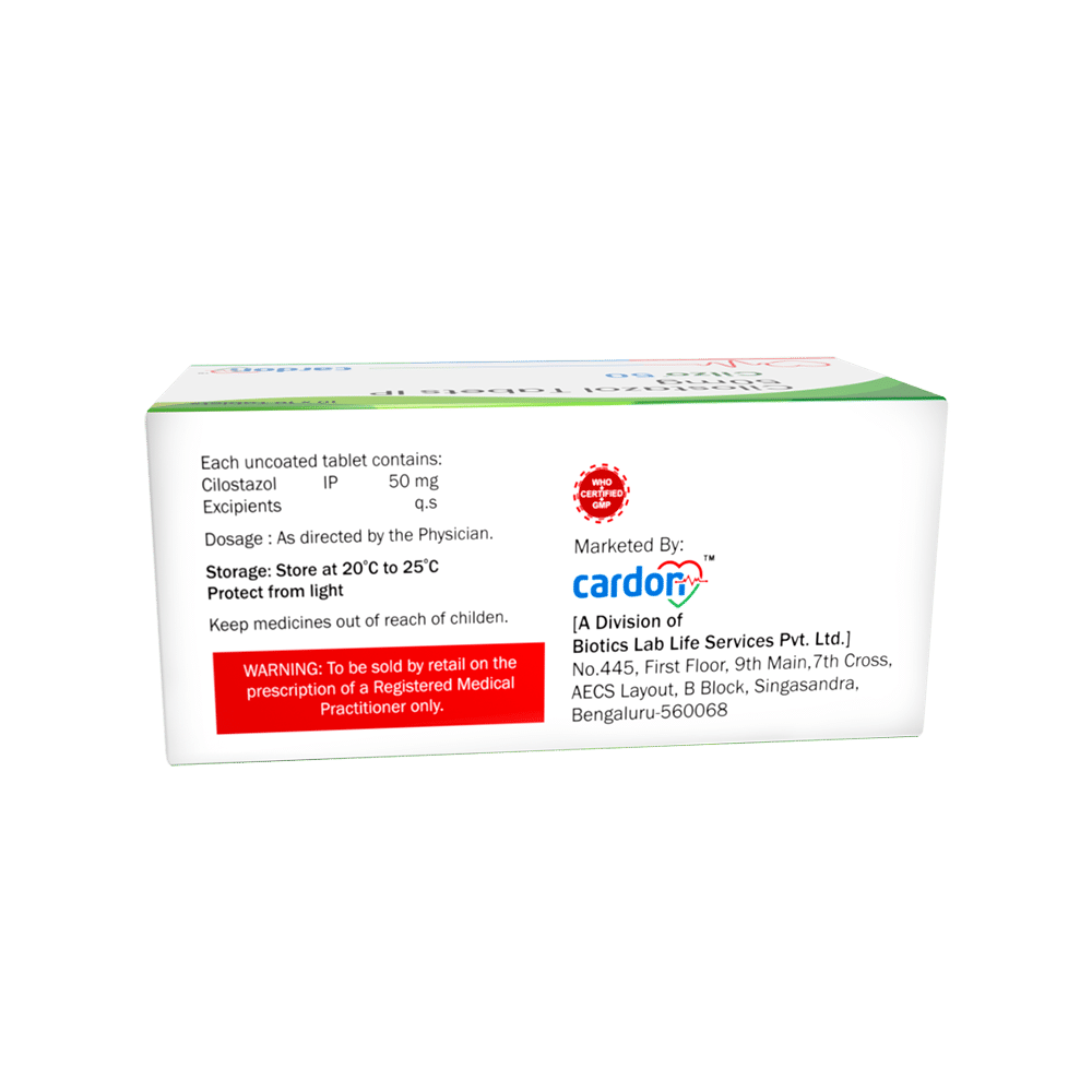Cilzo 50mg Tablet - Image 2