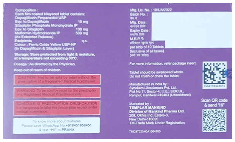 Justoza-SM 500 Tablet ER - Image 2