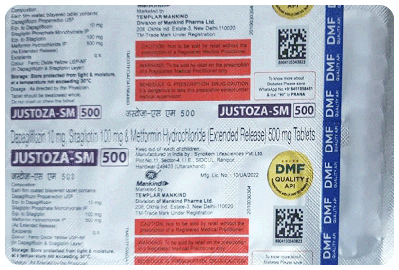 Justoza-SM 500 Tablet ER - Image 3