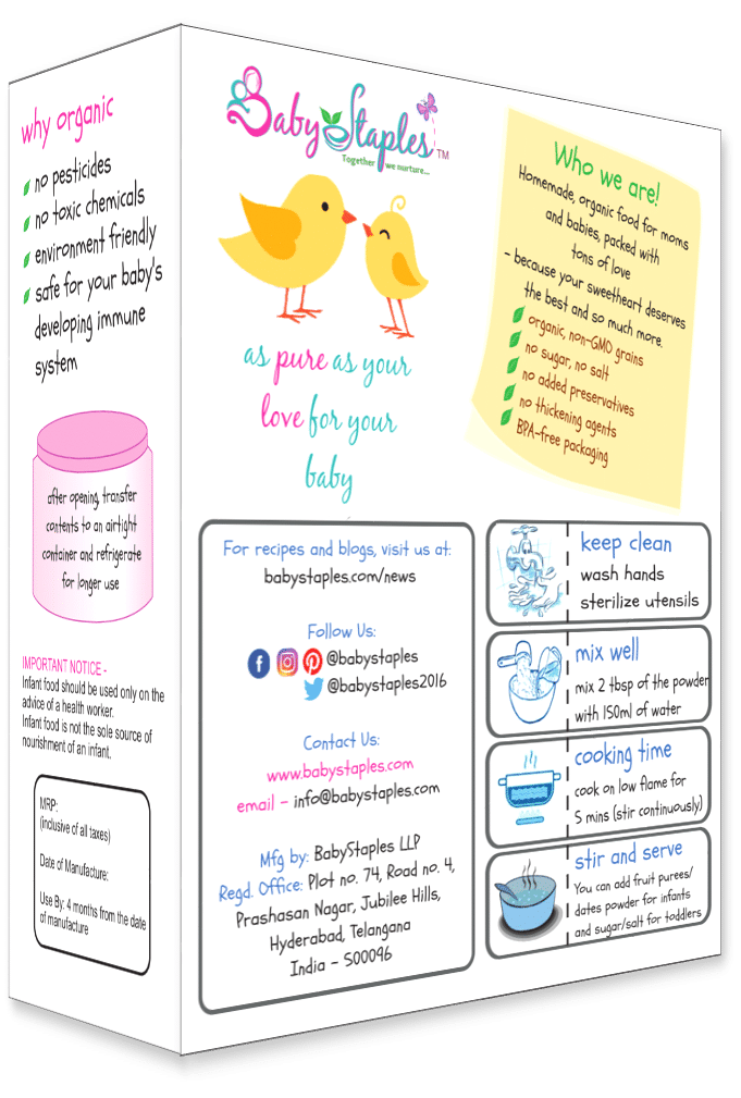 Baby Staples Organic Oats Porridge - Image 2