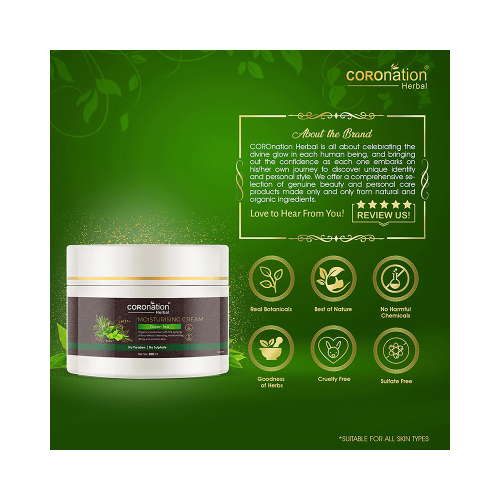 Coronation Herbal Green Tea Moisturising Cream (200ml Each) - Image 5