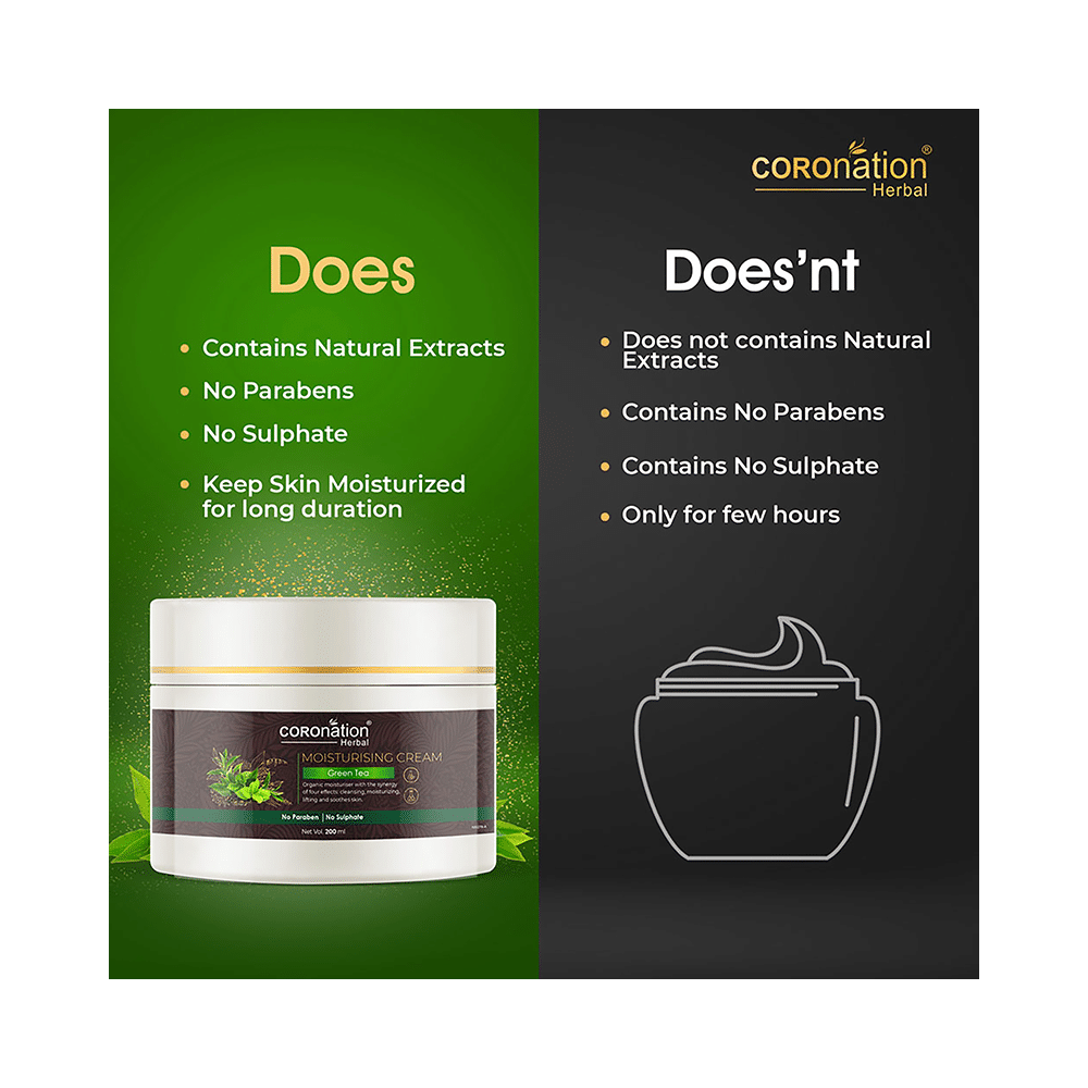 Coronation Herbal Green Tea Moisturising Cream (200ml Each) - Image 4