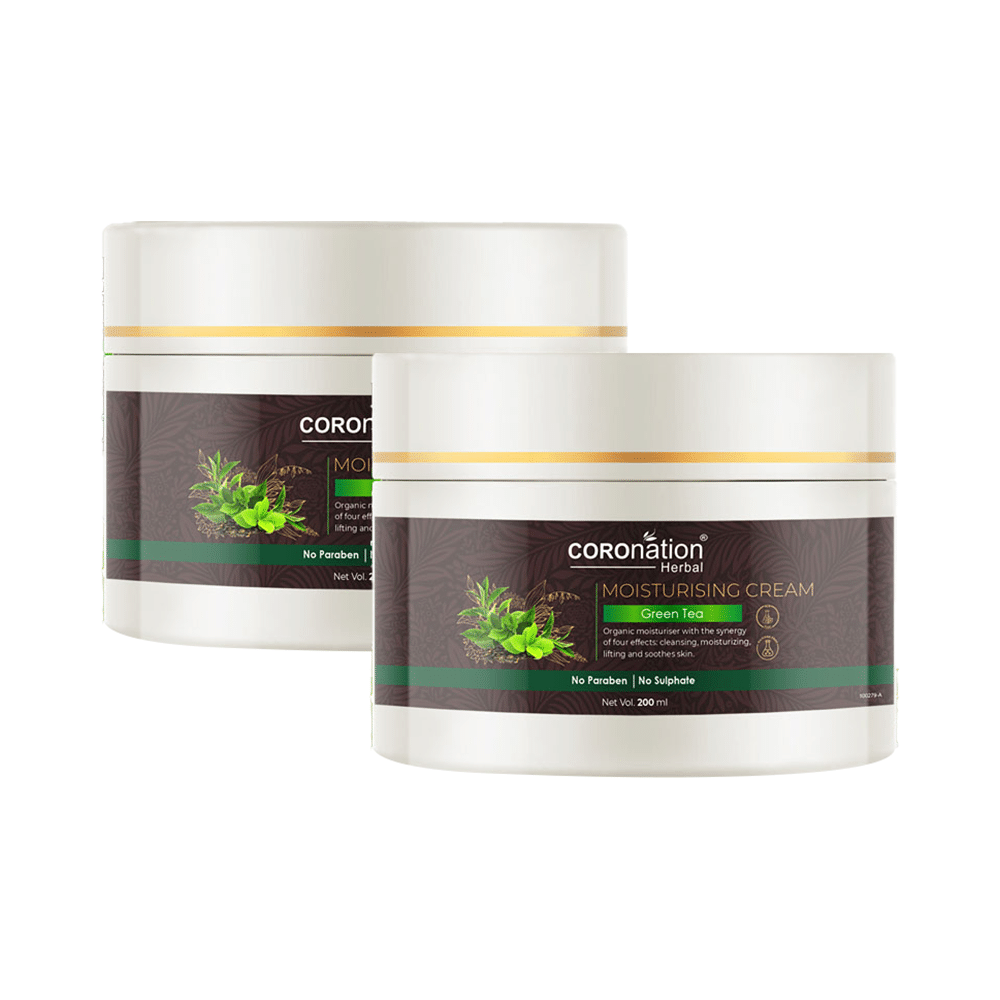 Coronation Herbal Green Tea Moisturising Cream (200ml Each) - Image 1
