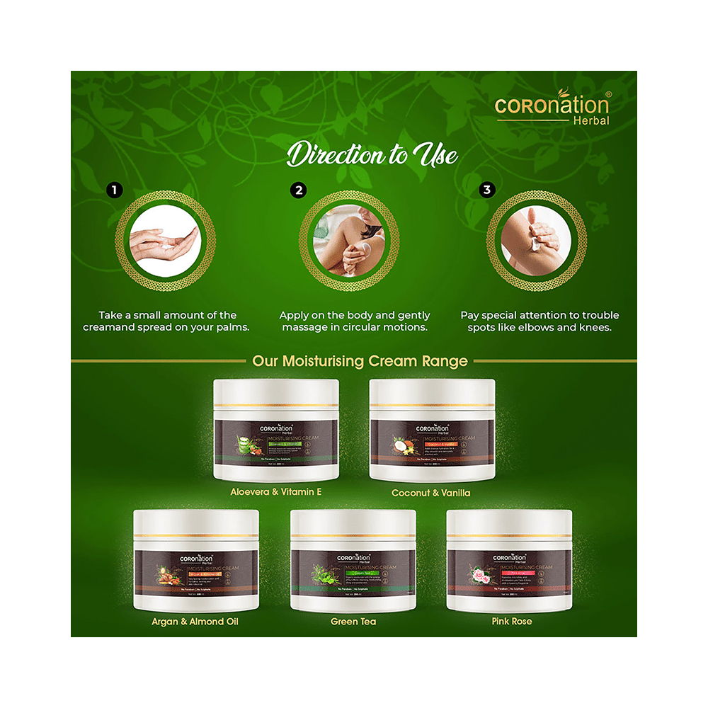 Coronation Herbal Green Tea Moisturising Cream (200ml Each) - Image 6