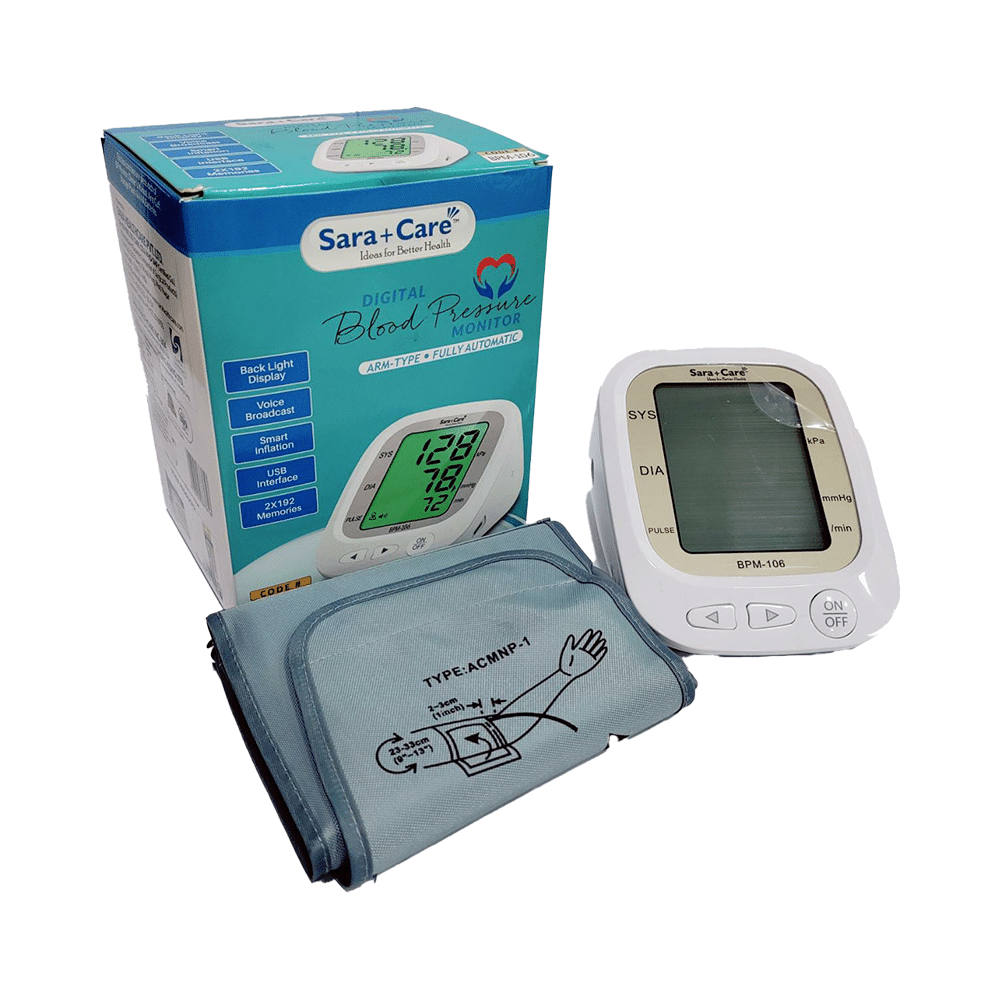 Sara+Care BPM 106 Digital Blood Pressure Monitor - Image 3