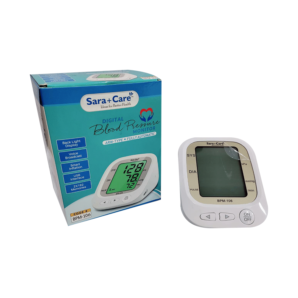 Sara+Care BPM 106 Digital Blood Pressure Monitor