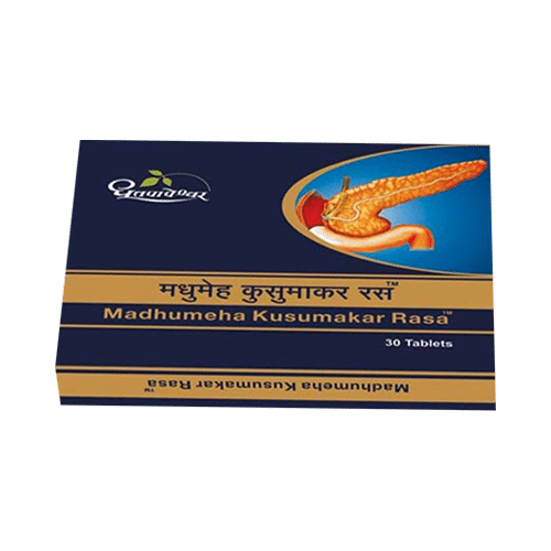 Dhootapapeshwar Madhumeha Kusumakar Rasa Ayurvedic Tablet