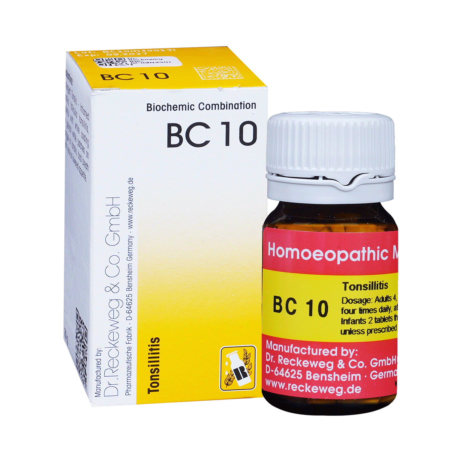 Dr. Reckeweg Bio-Combination 10 (BC 10) Tablet - Image 1