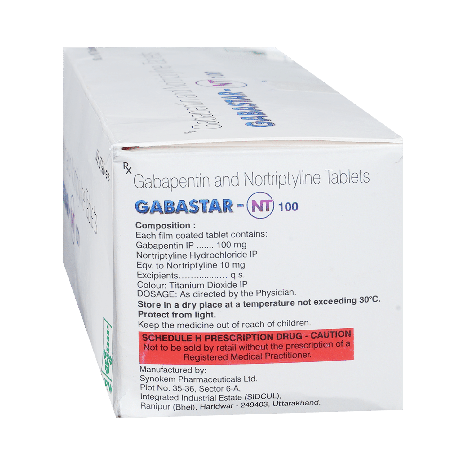 Gabastar NT 100mg/10mg Tablet - Image 3