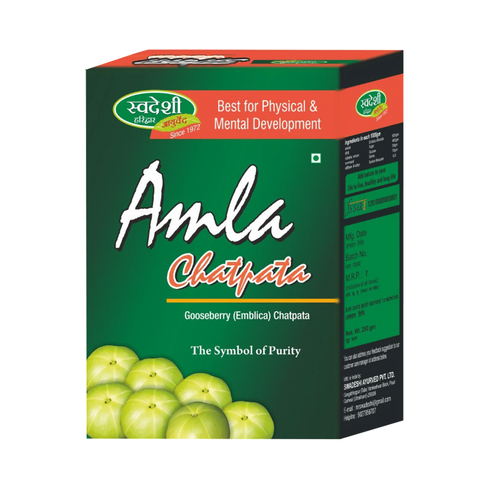 Swadeshi Ayurved Amla Chatpata (Gooseberry Emblica) - Image 1