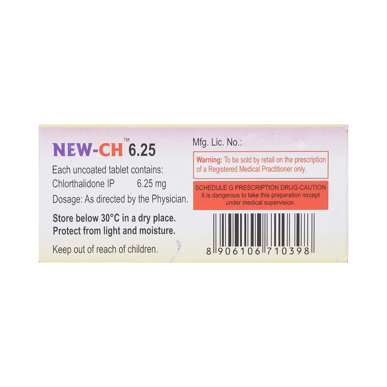 New CH 6.25mg Tablet - Image 4