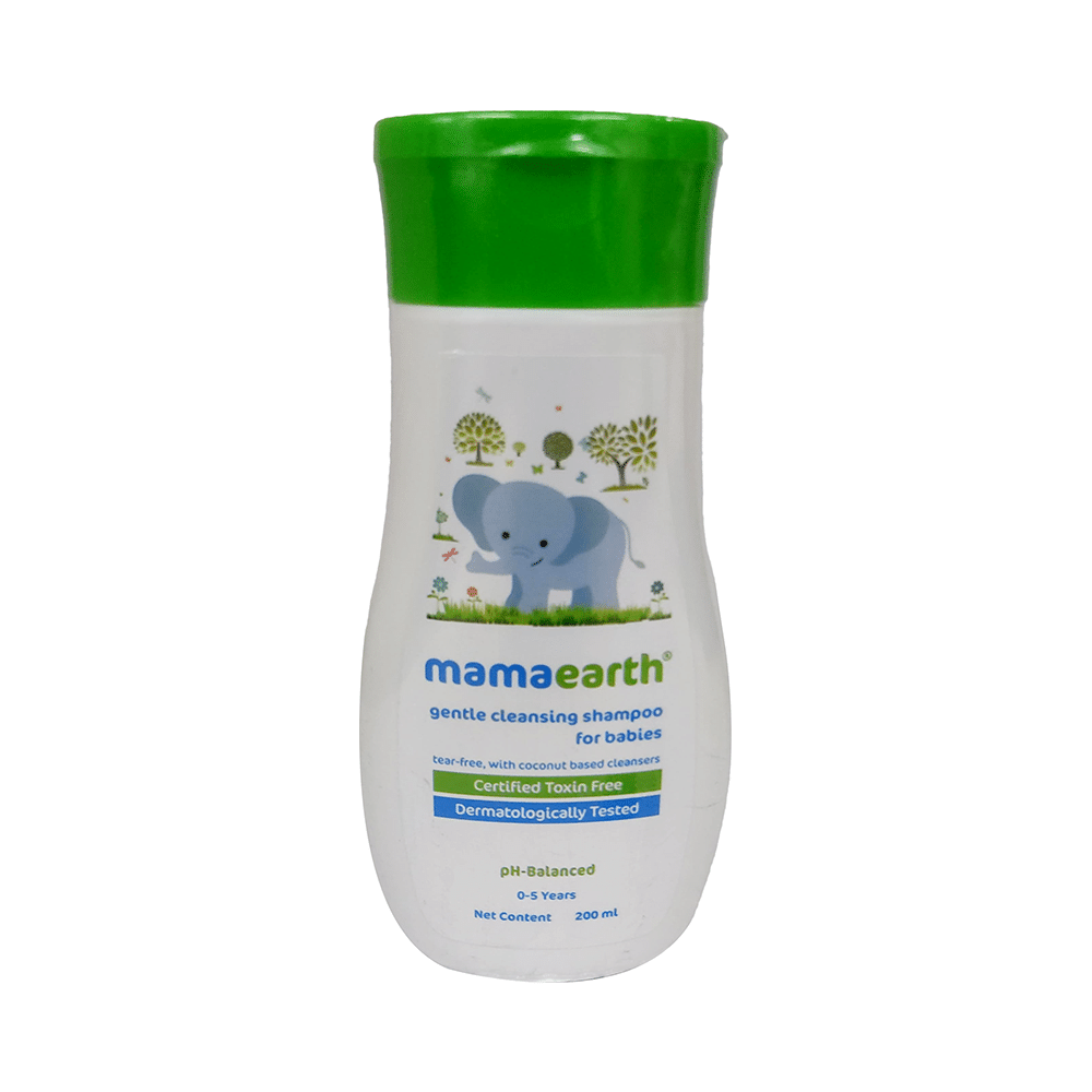 Mamaearth Gentle Cleansing Shampoo for Babies | Tear & Toxin Free - Image 1