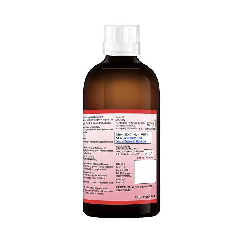 NRG Life Cardi High Strength Omega 3 Syrup Mango - Image 5