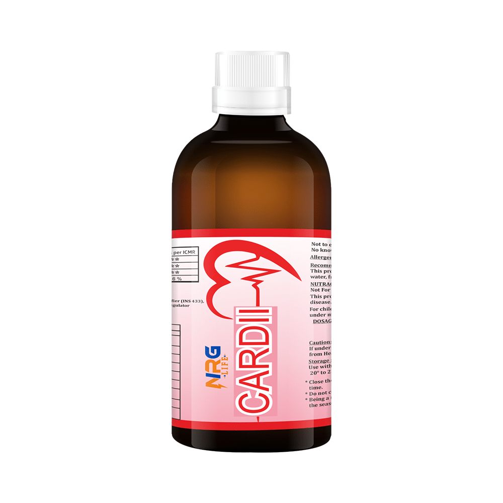 NRG Life Cardi High Strength Omega 3 Syrup Mango - Image 4