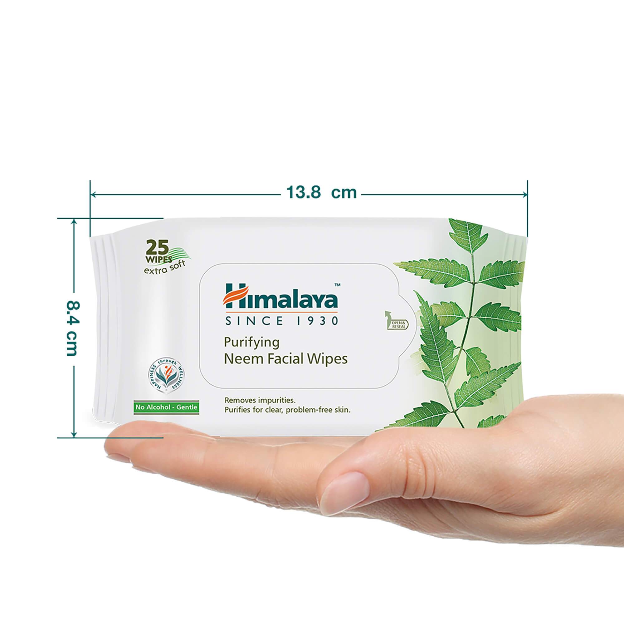 Himalaya Purifying Neem Facial Wipes - Image 3