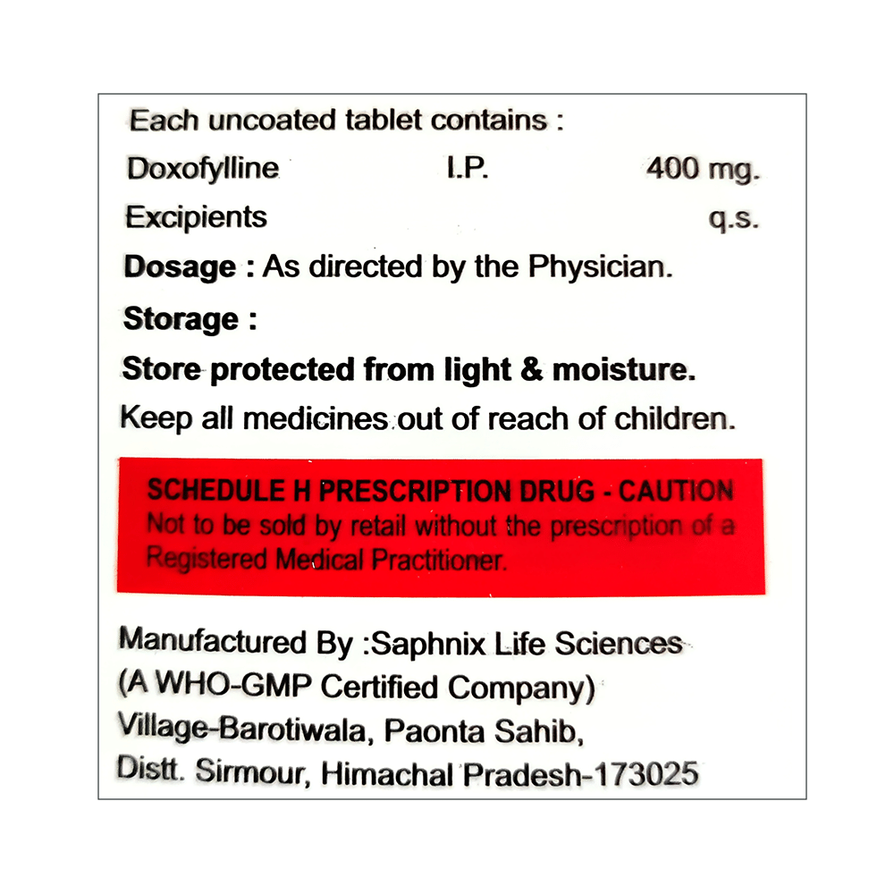 Doxowig 400 Tablet - Image 2
