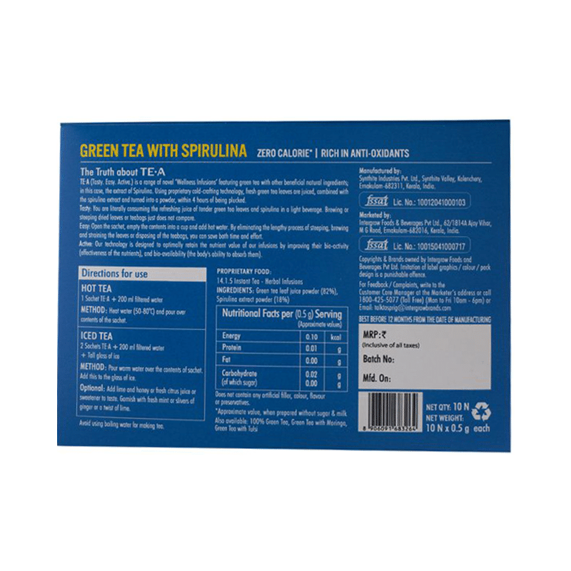 Sprig Green Tea with Spirulina - Image 2