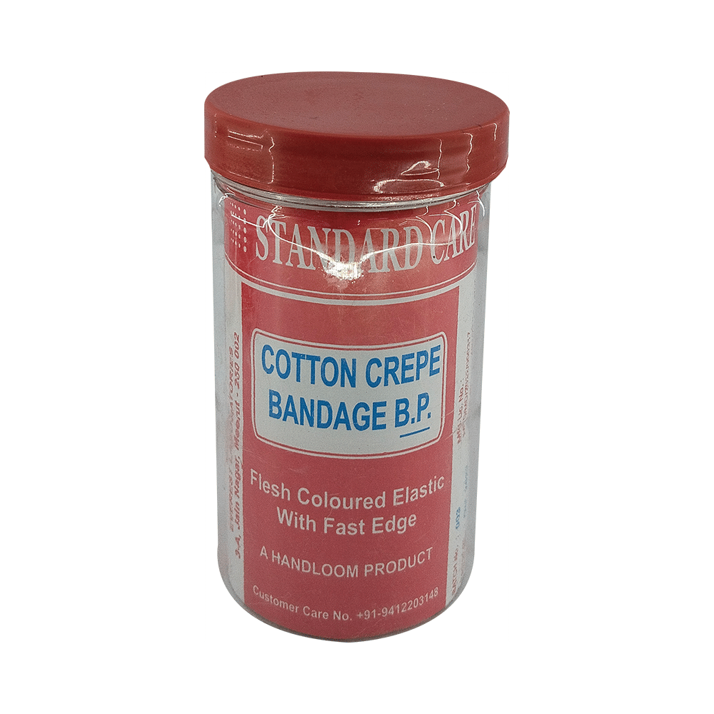 Bos Medicare Surgical Cotton Crepe Bandage 10cm x 4m - Image 1
