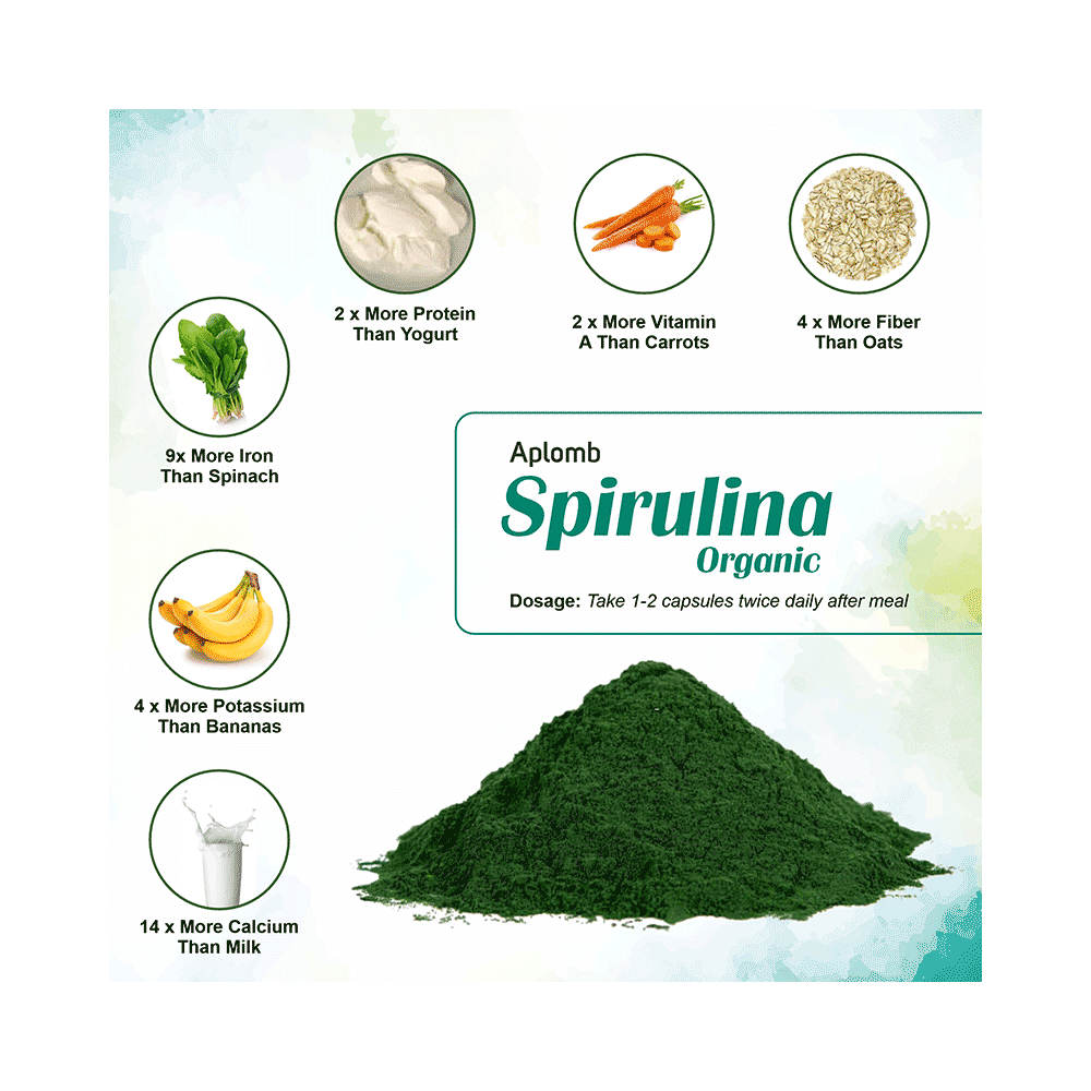 Aplomb Spirulina Organic Capsule - Image 5