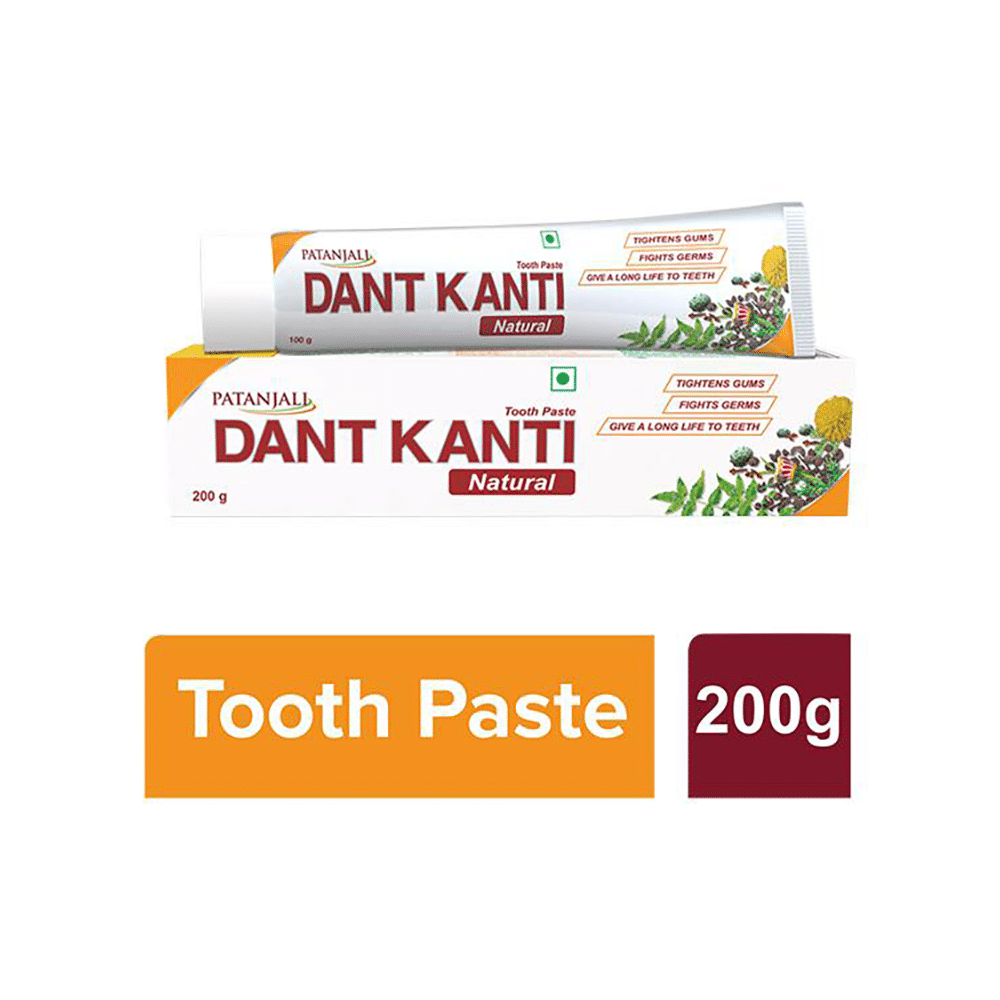 Patanjali Ayurveda Dant Kanti Natural Toothpaste | Tightens Gums & Fights Germs - Image 3