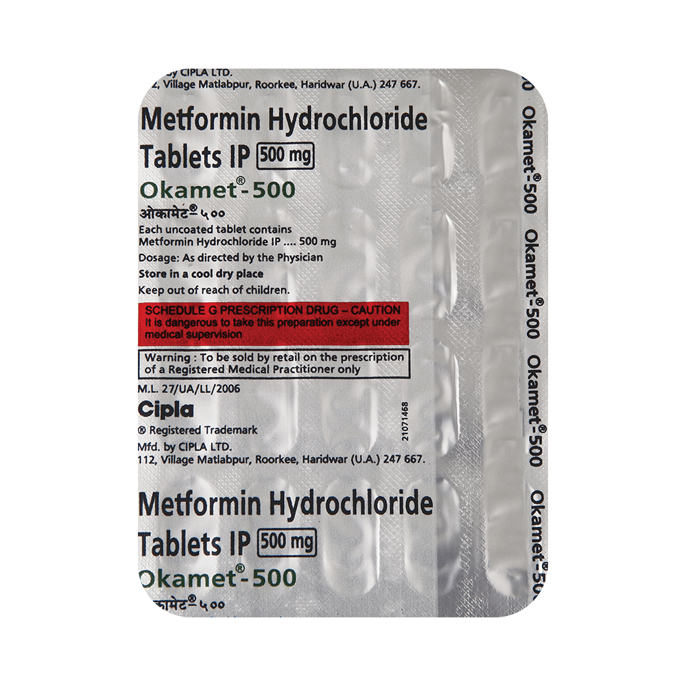 Okamet 500 Tablet - Image 4