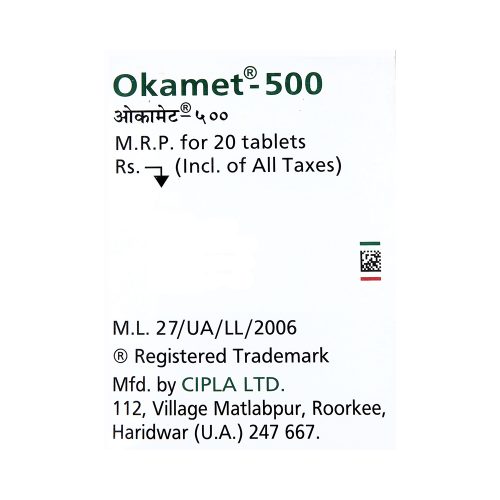 Okamet 500 Tablet - Image 3