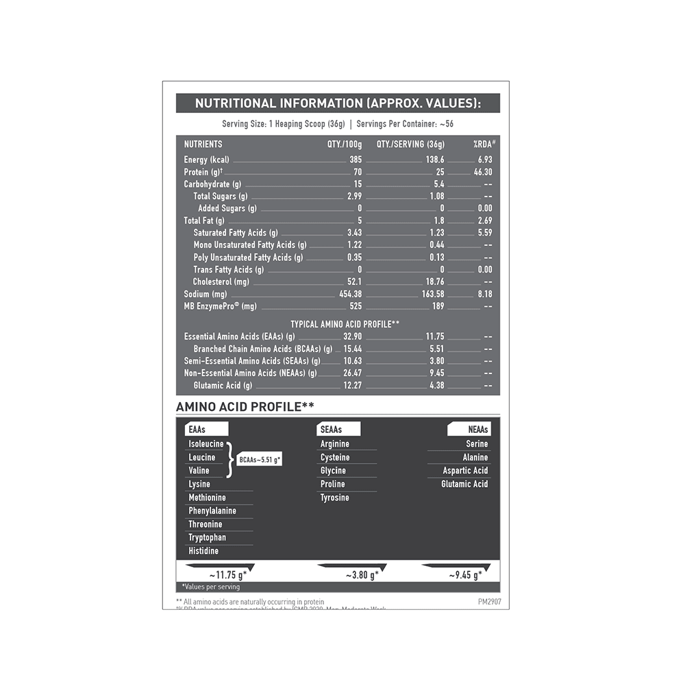 MuscleBlaze MuscleBlaze Biozyme Performance Whey Protein | For Muscle Gain | Improves Protein Absorption | Nutrition Care - Image 4