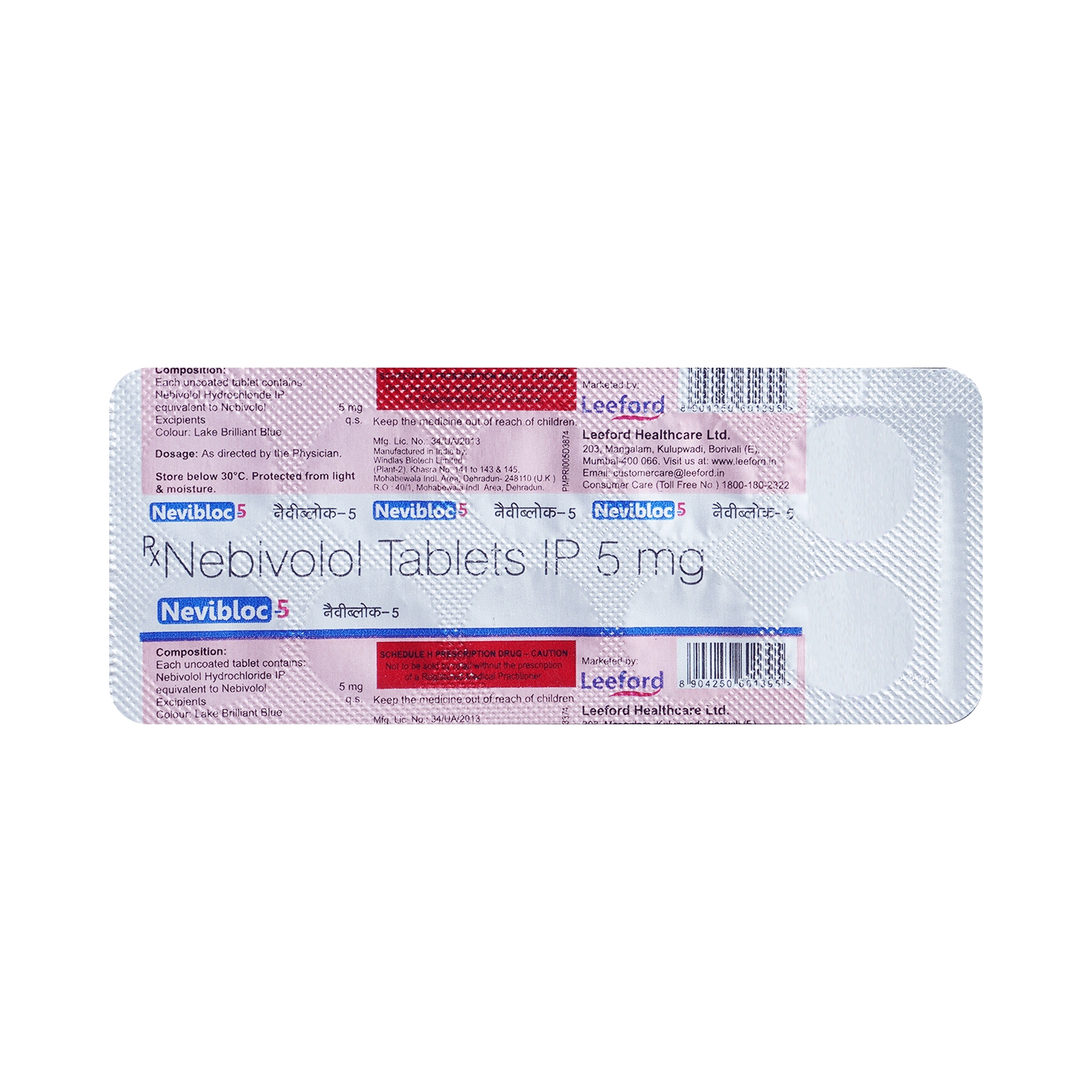 Nevibloc 5mg Tablet - Image 5