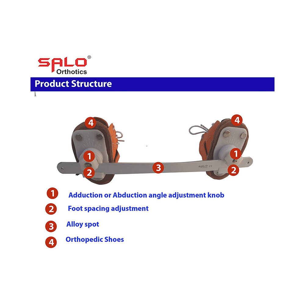 Salo Orthotics Orthopedic Clubfoot Shoes with Dennis Brown Splint 4inch - Image 6