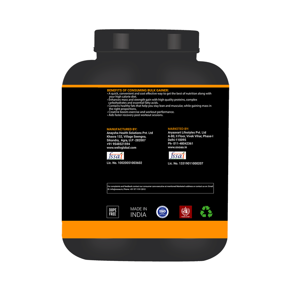 OSOAA Xtreme Bulk Gainer Italian Chocolate - Image 3