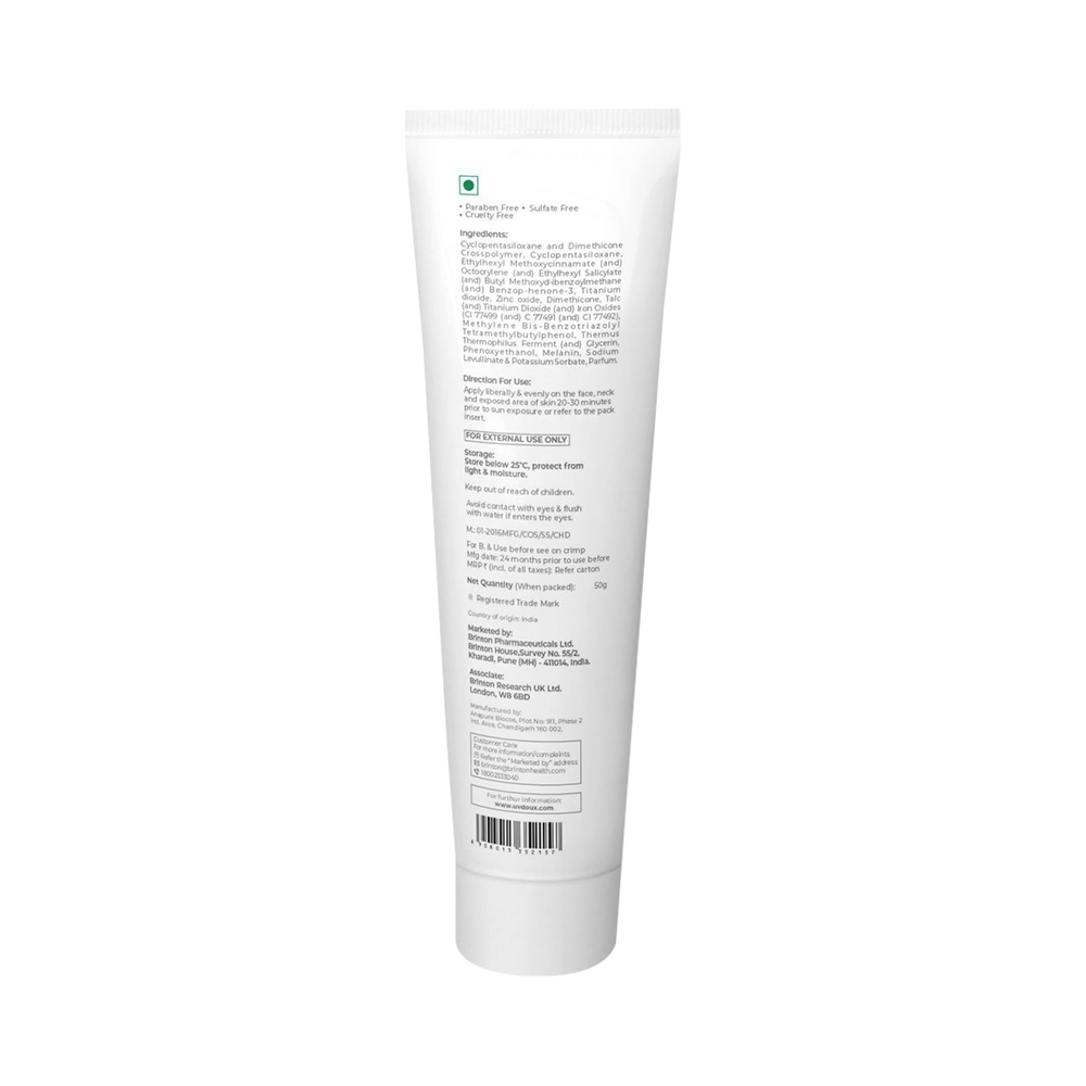 UV Doux Blue Light Sunscreen Gel SPF 50 PA+++ | Water-Resistant | For All Skin Types - Image 3