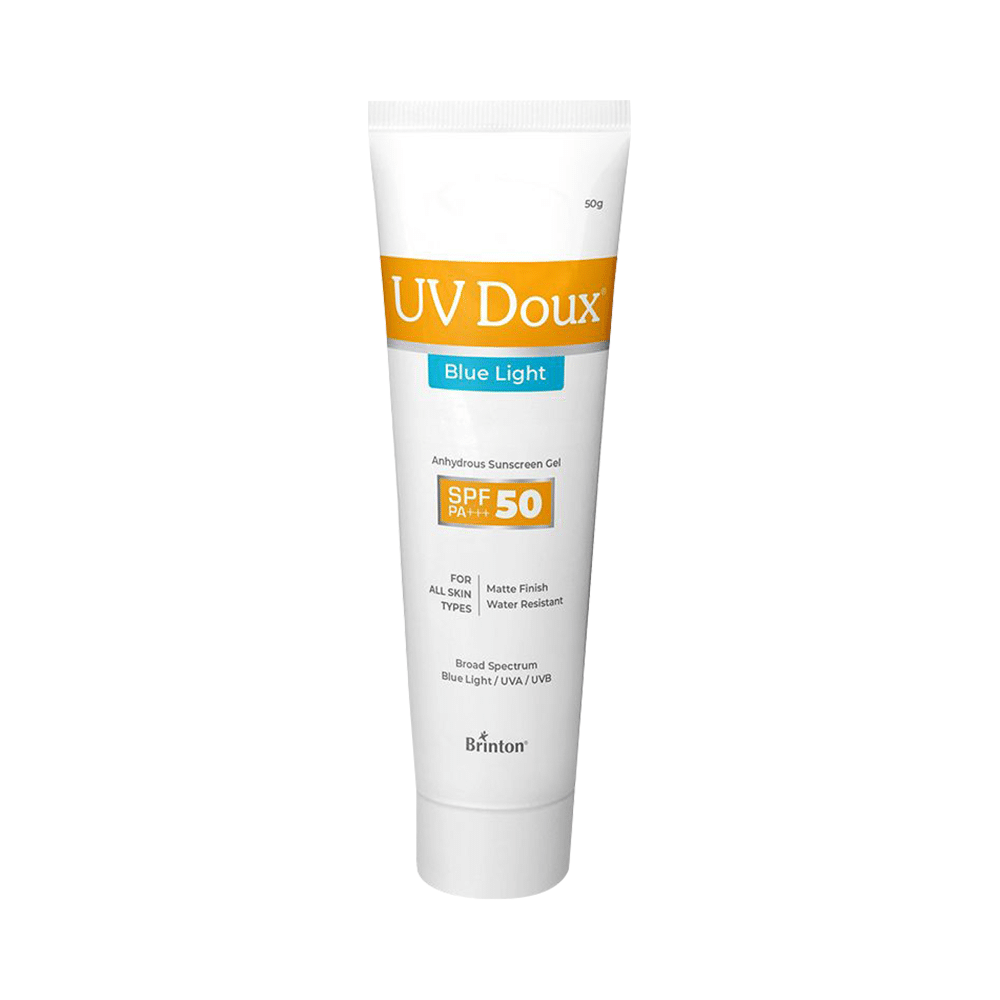 UV Doux Blue Light Sunscreen Gel SPF 50 PA+++ | Water-Resistant | For All Skin Types - Image 2