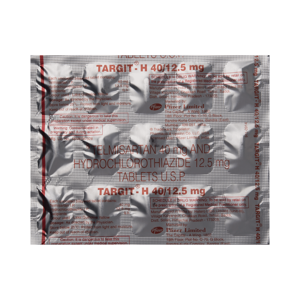 Targit-H 40/12.5mg Tablet - Image 5
