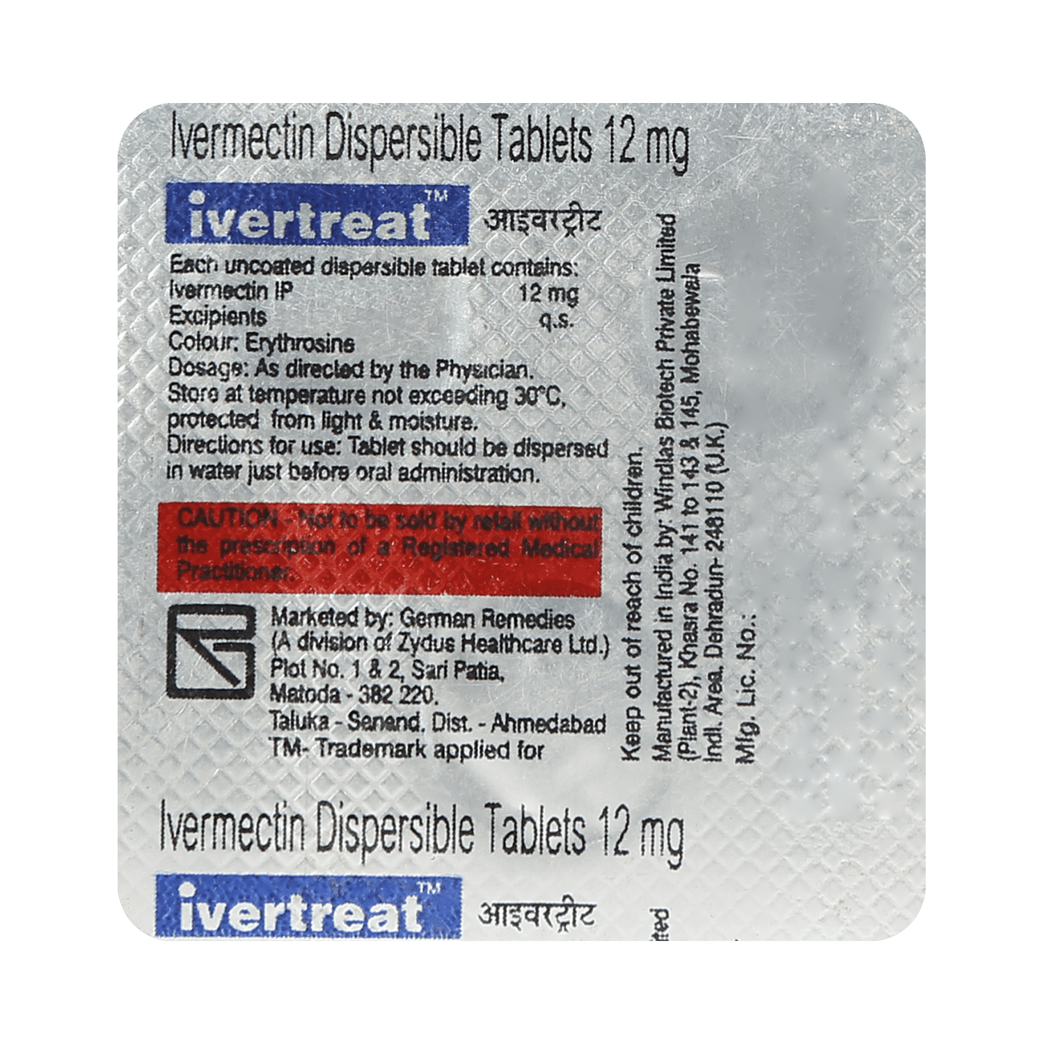 Ivertreat 12mg Tablet - Image 3