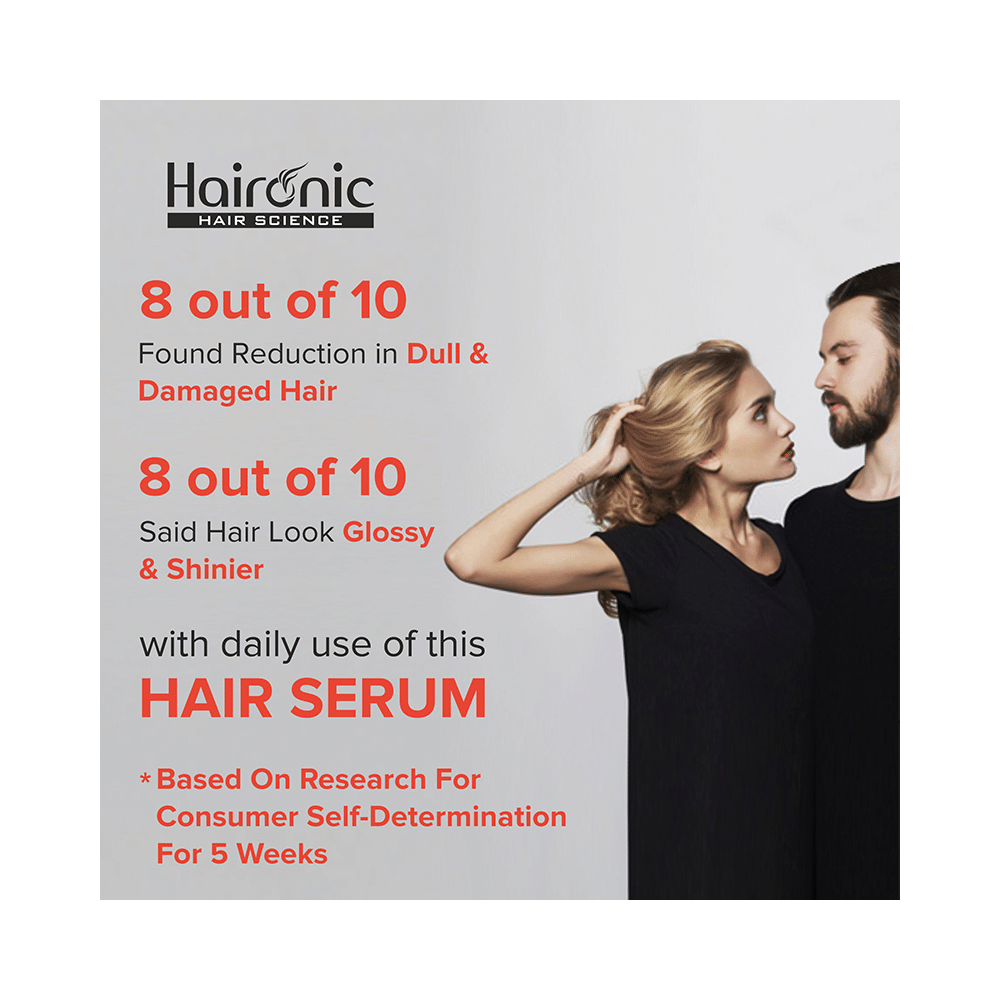 Haironic  Vitamin C Brightening Hair Treatment Glossy Hair Serum - Image 8