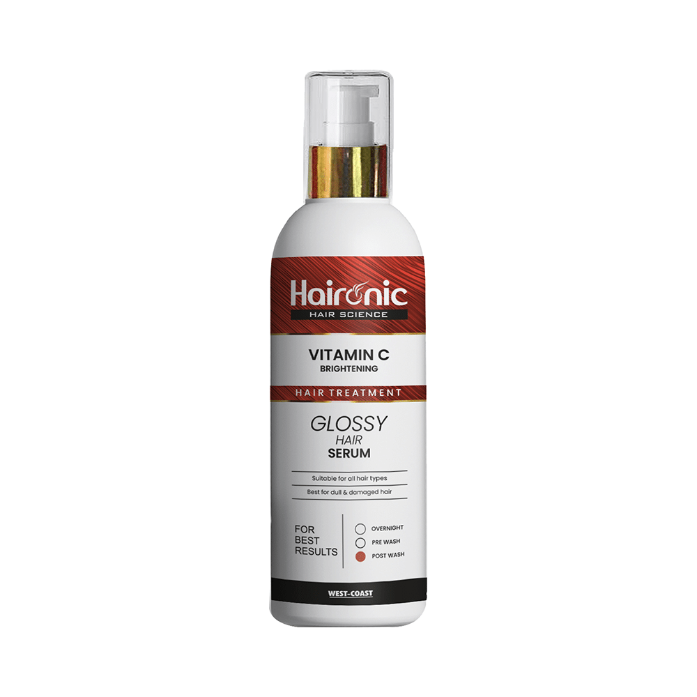 Haironic  Vitamin C Brightening Hair Treatment Glossy Hair Serum - Image 2