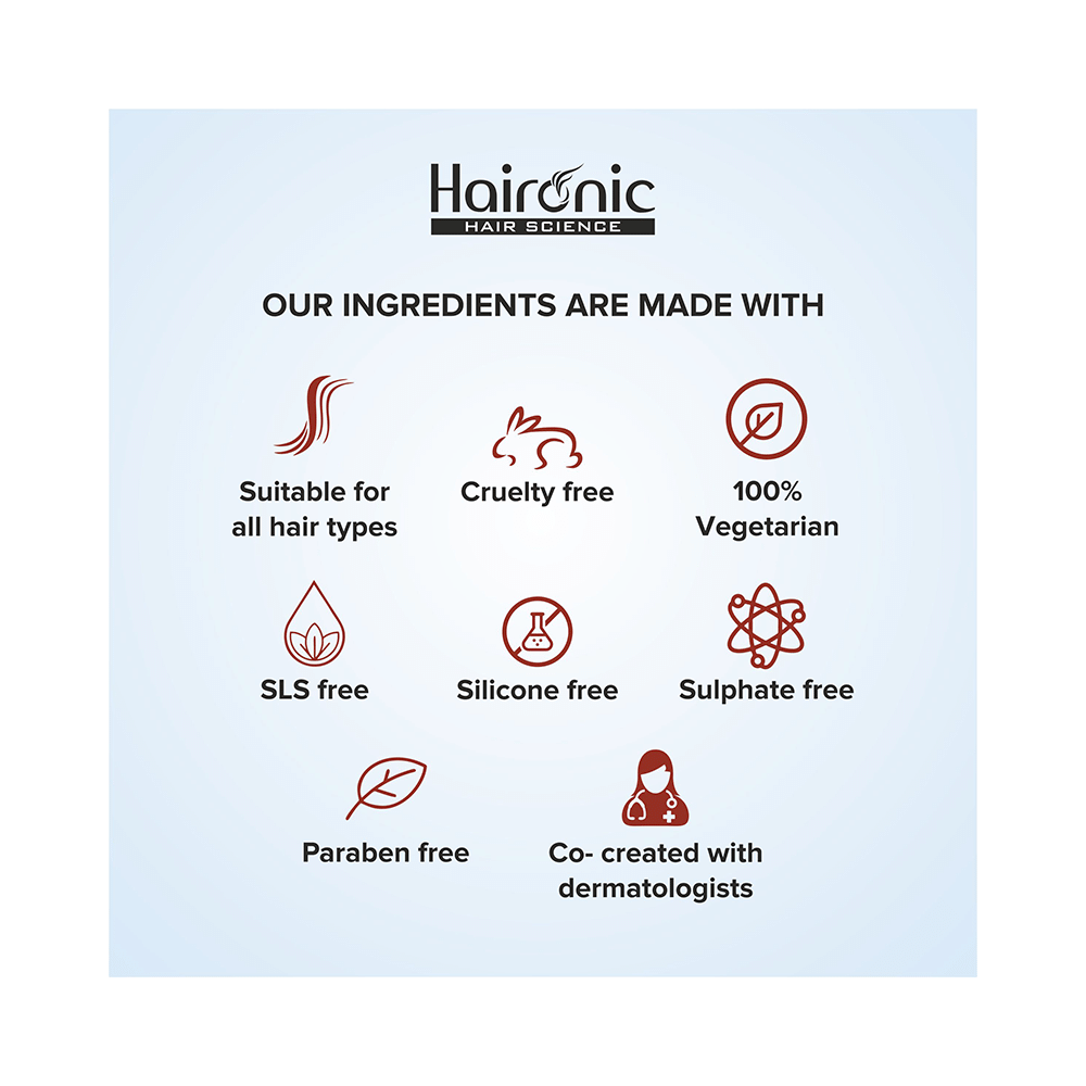Haironic  Vitamin C Brightening Hair Treatment Glossy Hair Serum - Image 11