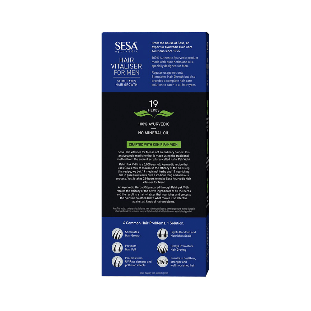 Sesa Ayurvedic Hair Vitaliser for Men - Image 3